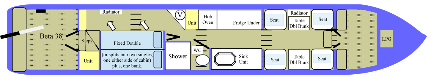 Floor plan for Gilwern Queen