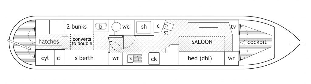 Floor plan for Malvern