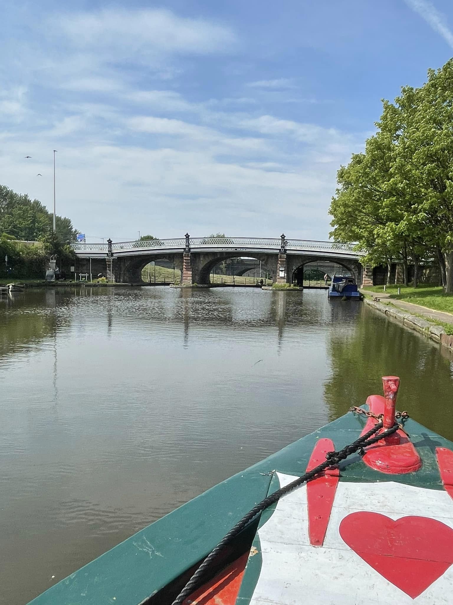 A narrowboat at