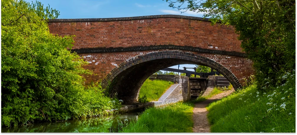 Image showing part of the Braunston to Fenny Compton canal boat holiday route.