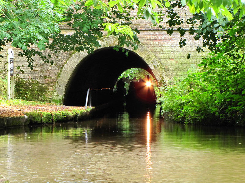 Wooden section of canal near Blake Mere